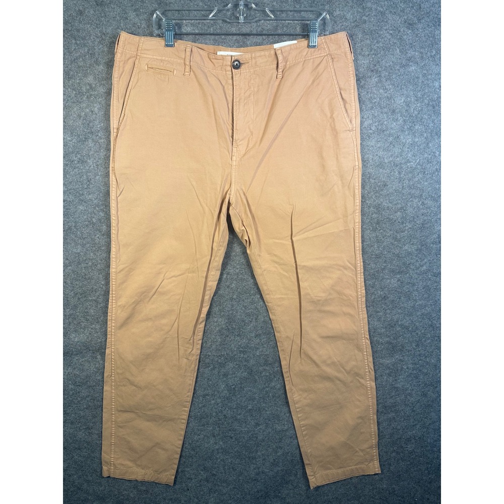 Billy Reid Mens‎ Chino Pants Tan Khaki 100% Pima Cotton Size 36 RN113814